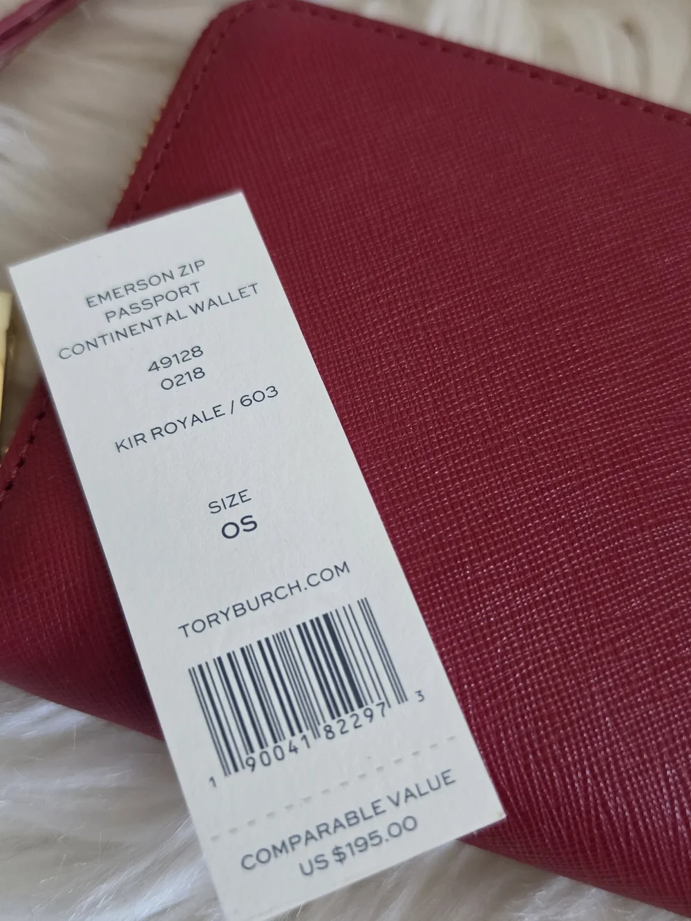 Tory Burch compact zip